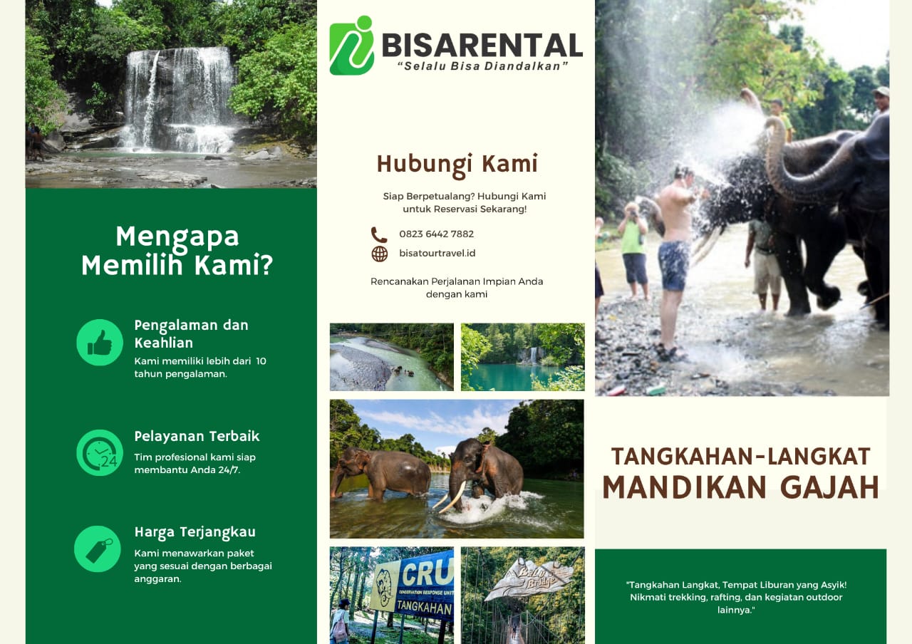 Wisata Tangkahan Mandikan Gajah